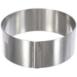 Ibili Pastry Ring 12x4,5 cm of Stainless Steel, Silver, 12 x 4.5 cm