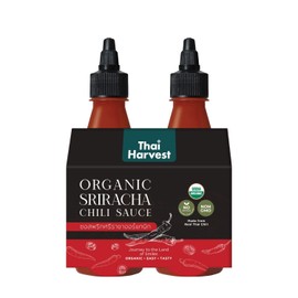 Thai Harvest Organic Sriracha Chili Hot Sauce (Pack of 2) Vegan Non-GMO No Artificial Preservatives Colors or Flavors