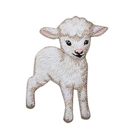 Baby Lamb Iron on Embroidered Patch by Wholesale Applique