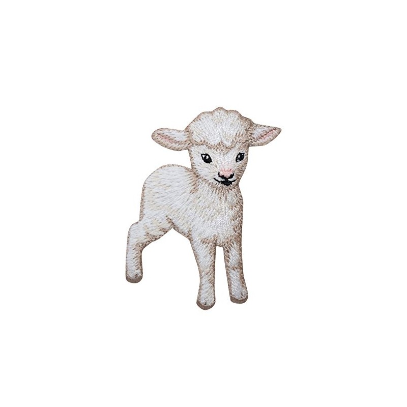 Baby Lamb Iron on Embroidered Patch by Wholesale Applique
