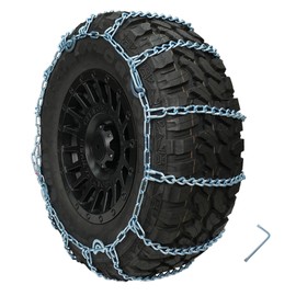 OCPTY Snow Chains For Car,Emergency Security Snow Chain Tire Chains,2 Pack Universal Tire Chains For Car/SUV/ATV/Semi Trucks(225 235 245 255 265 275 285 295 15" 16" 17" 18" 19" 20")