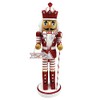 Santa's Workshop 14" Candy Cane King Nutcracker