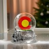 Colorado Snow Globe State Flag and Scene on Base 3.5