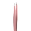 Rubis Classic Stainless Steel Slanted Tweezers for Precise Eyebrows and