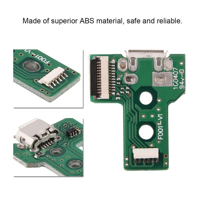 Bewinner Micro USB Charging Port Port Card for Controller, Replacement