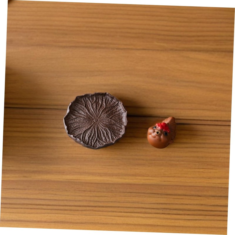 ULTECHNOVO Miniature Ceramic Burner for Home Office Compact Decorative Figurine