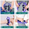 MZDXJ Upgraded Fit Roller Pro, 6-Wheel Fascia Muscle Roller,Massage Roller