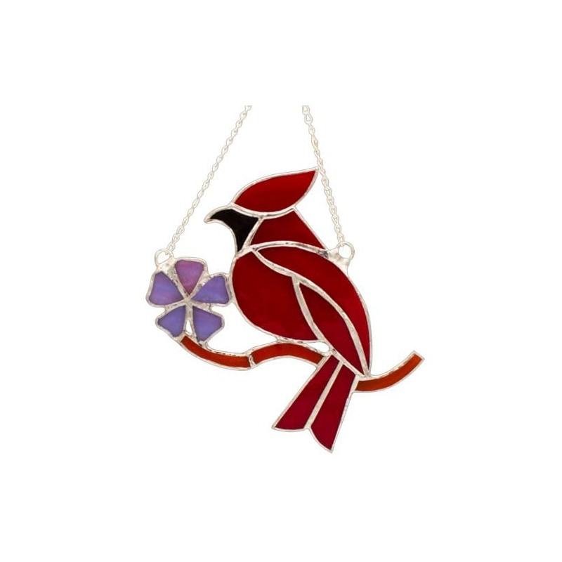 Studio Pro Pre-Cut Stained Glass Kit - Cardinal - Make