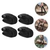 Tofficu 4pcs Durable Camping Binding Straps Multi Functional Tie Down