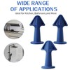 Caulking Tips 6pcs Caulk Gun Tips Blue Silicone Sealant Nozzles
