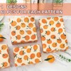 JarThenaAMCS 60 Pcs Orange Tissue Paper Little Cutie Wrapping Paper