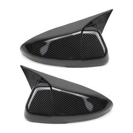 Dreamseek Side Mirror Cover for Honda Accord 2018 2019 2020 2021 2022 Rearview Wing Caps ABS Exterior Carbon Fiber Pattern Decoration Protector
