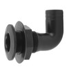 Marine Thru Hull Connector Leakproof Ergonomic Reliable Rugged 90° Thru
