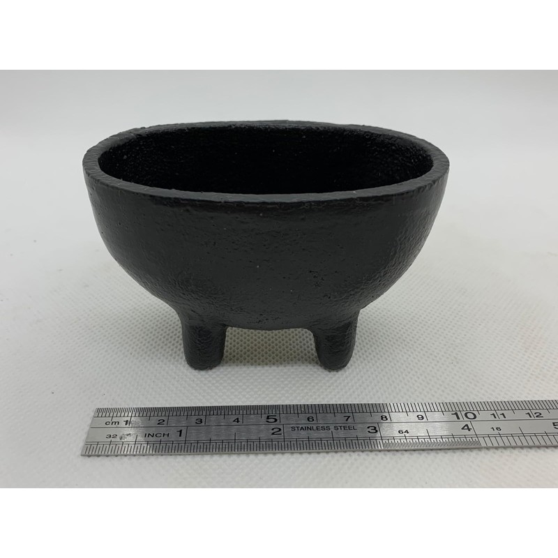 Oval Cast Iron Cauldron, Witches Cauldron, Great for Use with