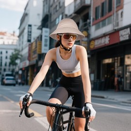 Reberomantique Men Women Helmet Liner Cycling Sun Hat Safety Helmet Shaped Fishing Hat Motorcycle Bike Visor Cap