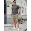 JMIERR Mens Drawstring Shorts Casual Elastic Waist Waffle Sweat Shorts