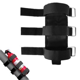 Xislet Offroad Roll Bar Fire Extinguisher Holder Compatible with Polaris UTV RZR Ranger Can-Am Maverick X3 Commander Extinguisher Mount Quick Release# 2020 Upgraded