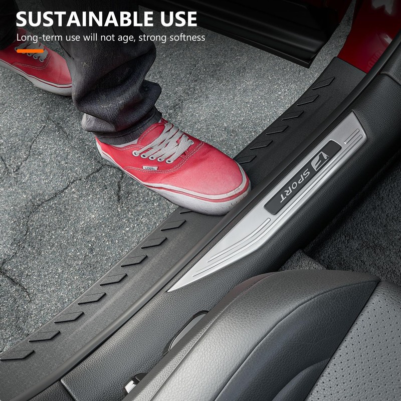powoq Door Sill Protector Compatible with 2023-2025 Lexus RX350 RX350H