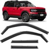 Voron Glass in-Channel Extra Durable Rain Guards for Ford Bronco