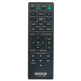 RM-ANP114 Replacement Remote Control Applicable for Sony Soundbar HT-CT770 HT-CT370 HTCT770 HTCT370 SA-CT770 SA-WCT770 SA-WCT370 SA-CT370