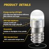 Ruiandsion E10 Cycling Light Bulb,6V 30V Non Polarity 3030 Chips,LED