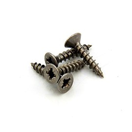 Stainless Steel Screws for Crafts, DIY, Construction, and Countersunk Magnets - 8mm dia head x 3.9mm dia thread x 19mm long - Pack of 50