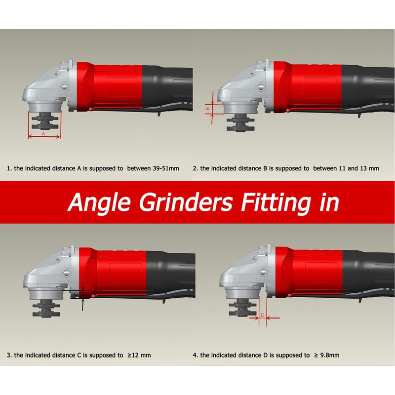 Aidelife Suction Hood for Angle Grinder 115/125 mm + Diamond