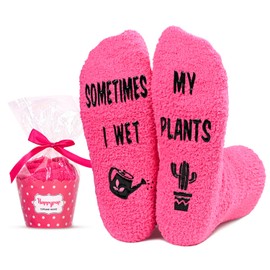 HAPPYPOP Funny Plant Gifts Plant Socks - Crazy Plant Lady Gifts Gardening Gifts, Plant Socks For Women, Plant Mom Socks, Gardening Socks