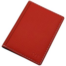 MJ Design Germany Elegant ID / Credit Card Holder with Contrasting Stitching, 4 Compartments, Made in the EU Ausweistasche Multicolour