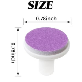 NSBELL 36PCS Baby Nail File Pads Nail Trimmer Replacement Pads Electric Baby Nail Grinding Heads for Standard Electric Kid Nail Trimmer