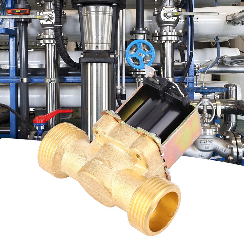 G3/4 Inches Normally Closed Brass Electric Solenoid Valve Male Thread