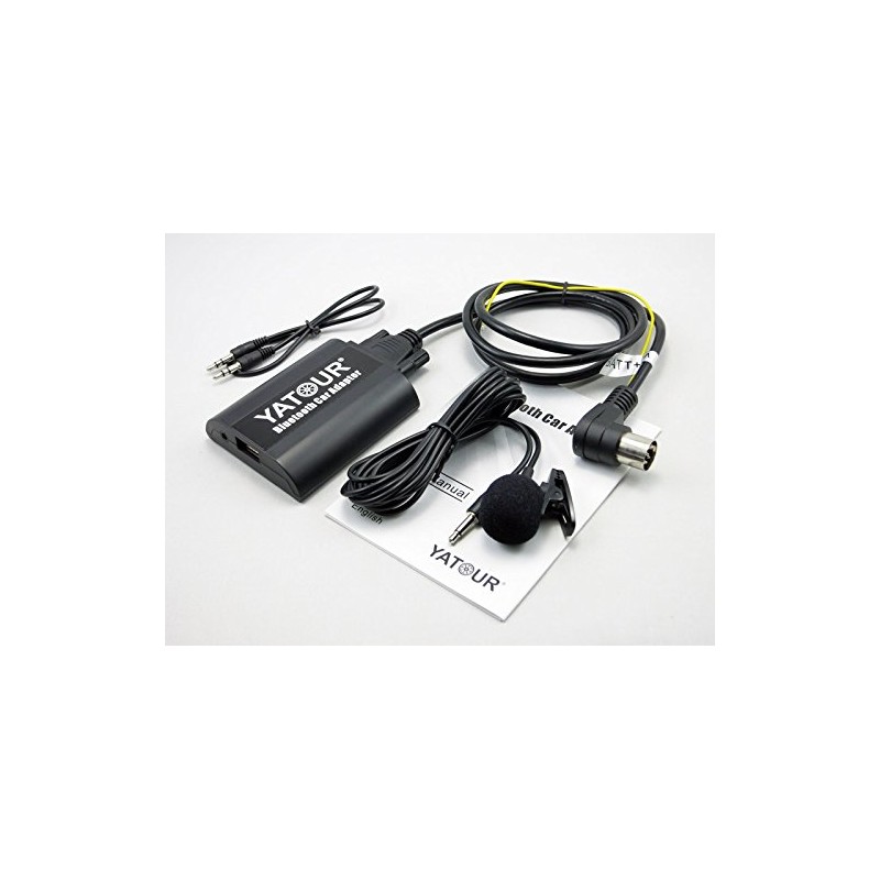 Volvo-Bluetooth-Adapter, digitaler Auto-Stereo-AUX-Adapter, Freisprecheinrichtung mit USB-Ladefunktion und 3,5 mm -Musikeingang