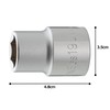 Tone Socket (Hexagonal) 6S-19 3/4 inch (19.0 mm) Drive Width