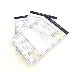 Crystal Pilot VFR-IFR Flugnotizblock für Piloten-Kniebrett, wichtige Luftfahrt-Knieboard-Flugtasche, Zubehör für Ihre Reisetasche, organisierter Pilot-Knieboard-Notizblock, 3 Stück