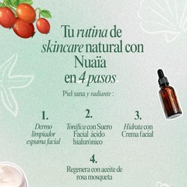 Dermolimpiador espuma facial 130ml Nuaïa