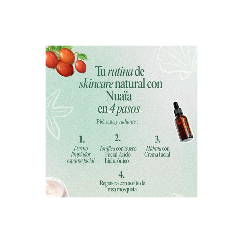 Dermolimpiador espuma facial 130ml Nuaïa