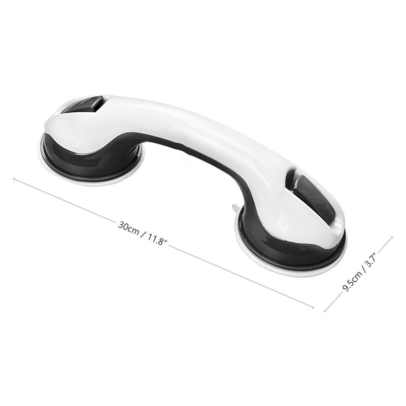 Pack of 2 Shower Handles, Suction Cup, Plastic Bath Handle