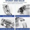 60-Piece All-inclusive Hose Clamp Combo Kit, Adjustable 1/4" - 1-1/2"