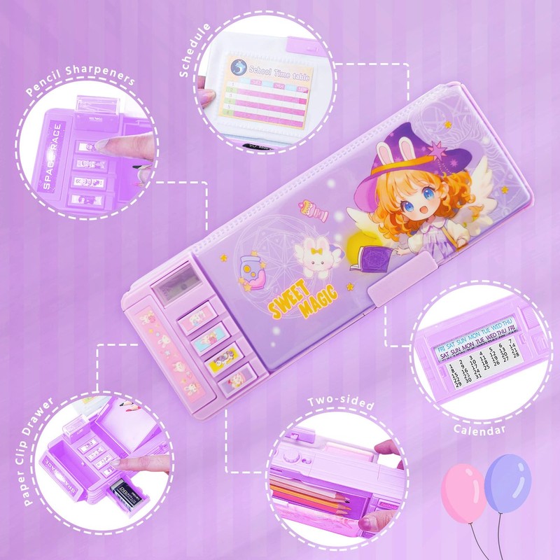 Lilybeauty Pencil Case, Pencil Case, Elementary School Students, Girls, Boys,