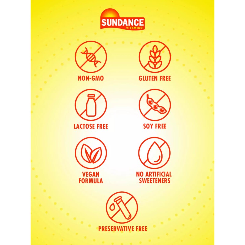 Sundance Ashwagandha Gummies 500mg | 40 Count | Vegan, Non-GMO,
