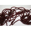 Unbranded Natural Rhodolite Garnet Round Faceted Gemstone Beads 15" 1