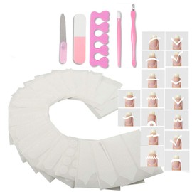 Sipliv Guide français astuce coeur étoile vague formes de sourire ongles pochoir autocollants DIY ongles accessories for ongles style 36 pieces with a set of nail art (5 pieces)