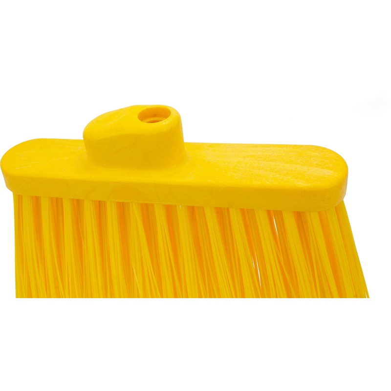SPARTA Plastic Broom Head, Angled, Un-Flagged for Large Debris Indoor,