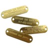 Outdoor Dog Supply Brass Custom 3/4" Tag with Raised Lettering