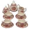 Madison Bay Co. Mini 13 Piece Classic Floral Rose Transferware