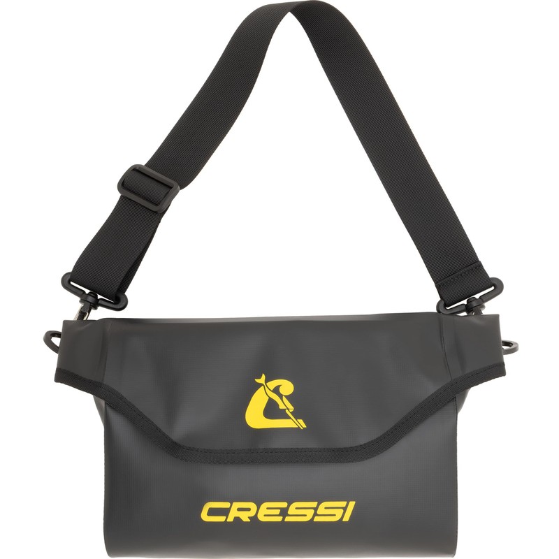 CRESSI Wombat Pouch Black - Waterproof Multipurpose Belt Bag made
