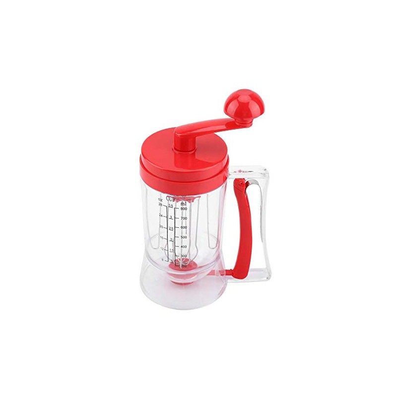 Hand-held Manual Pancake Cupcake Batter Mixer Dispenser Blender Machine Baking