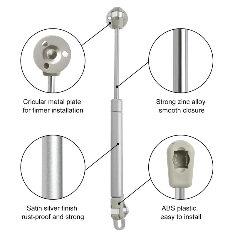 vrbabies 2 Pack 100N/22.5lb Gas Struts Spring Shocks Lid Support,