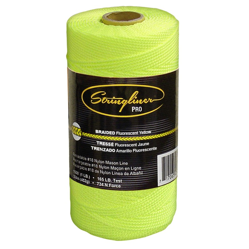 Stringliner Braided Mason Line Replacement Roll Contractor Pack 1,000' -