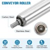 MECCANIXITY Stainless Steel Conveyor Roller 1" Diameter 10" Length Gravity